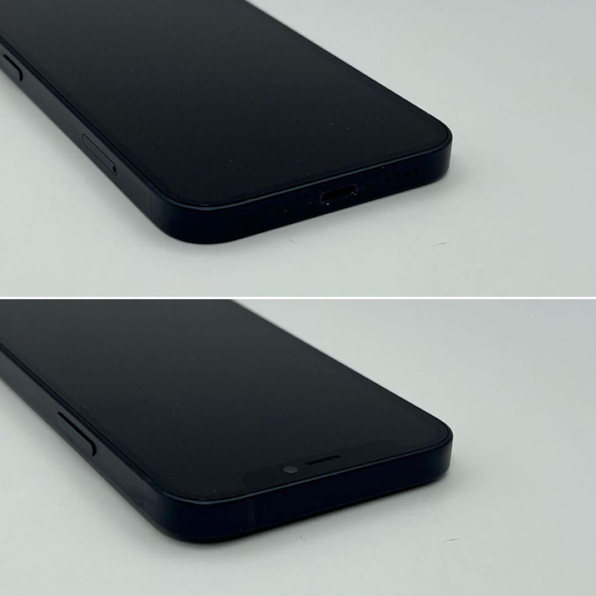 iPhone 12 mini 64GB ブラック Aランク 美品バッテリー76% 電池新品 iPhone 12 mini 64GB ブラック 完動品 バッテリー100