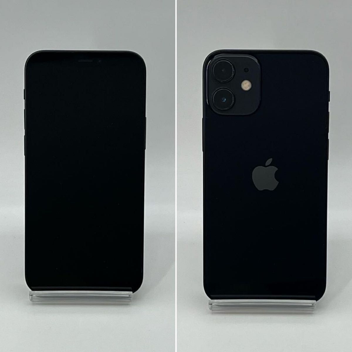 【バッテリー100%激安出品】iPhone12mini 64GB 電池新品 iPhone 12 mini 64GB ブラック 完動品 バッテリー100