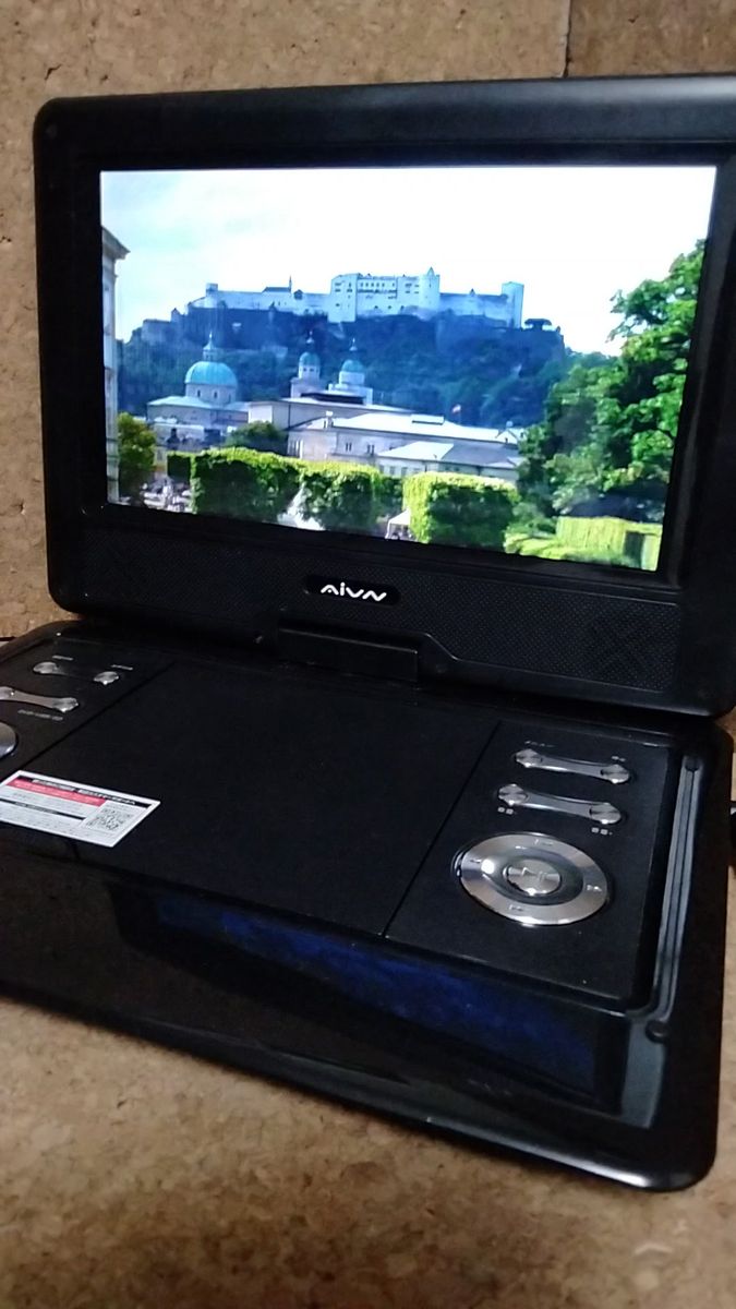 【訳あり本体のみ】テレビチューナー搭載 Aivn ポータブルDVDプレーヤー 10インチ ブラック