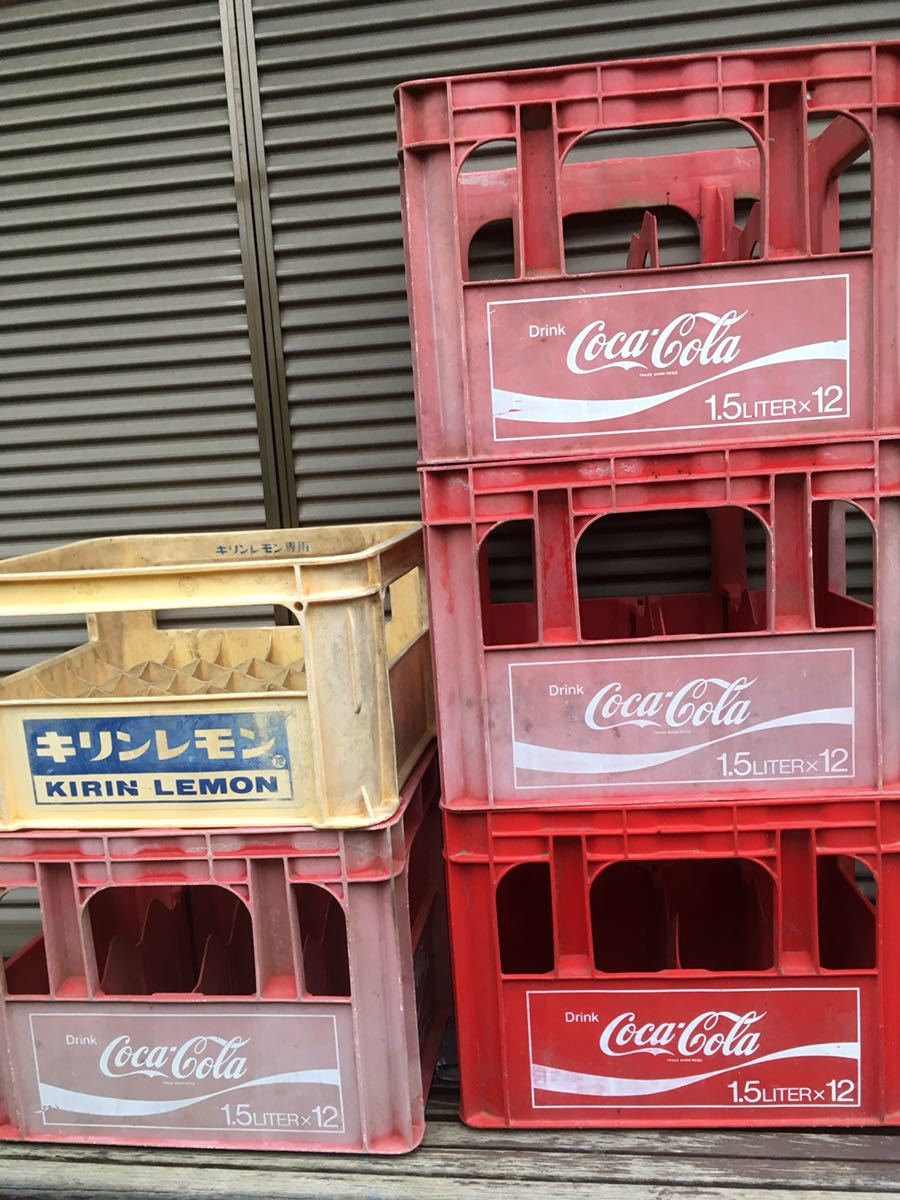 Drink Coca Cola ドリンク コカ コーラ 4箱 Kirin Lemon キリンレモン 1箱 Vintage ヴィンテージ 空箱 お洒落 ディスプレイ 昭和レトロ Dejapan Bid And Buy Japan With 0 Commission
