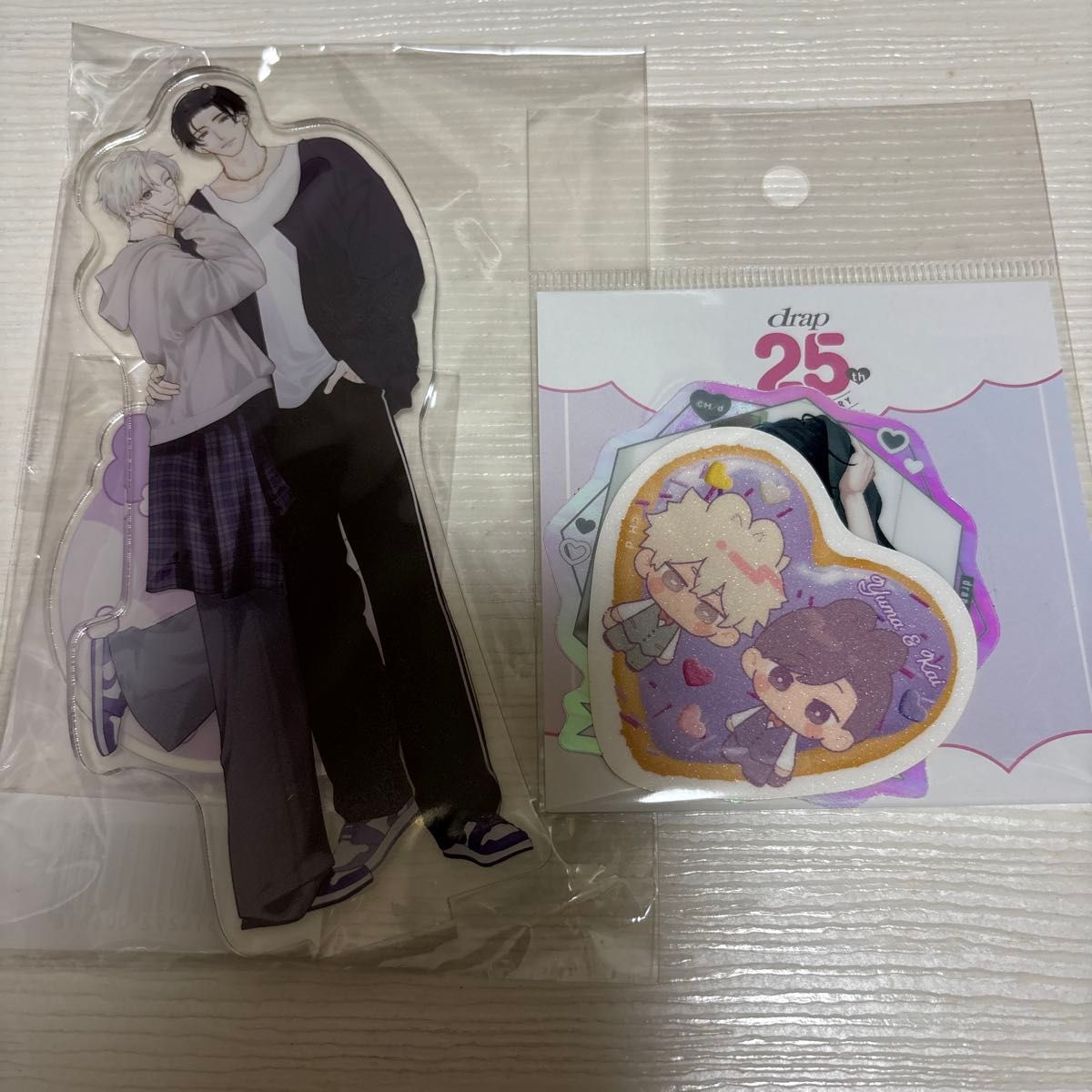 drap 25周年記念展 ミニ色紙 サイン入り アクリルスタンド Hiカロリー drap 25周年記念展 アニメイトオンリーショップ Hiカロリー
