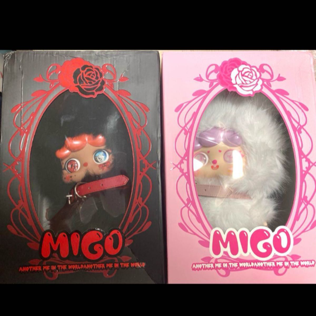 【新品激レア】♡MIGO 400% ペア♡ぬいぐるみ ラブブ★ベビースリー★ 新品激レア】MIGO 400% ペアぬいぐるみ ラブブ ベビースリー
