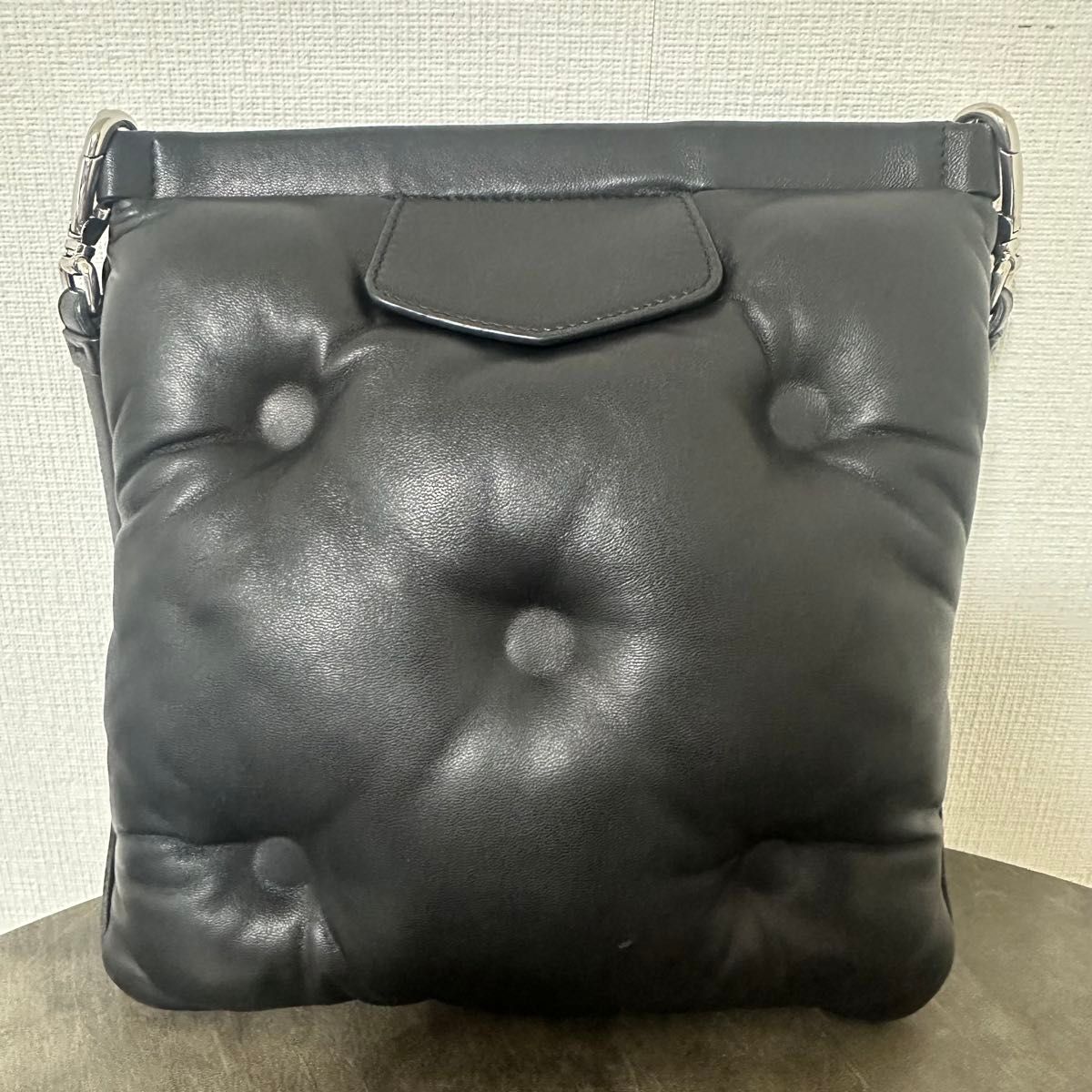 マルジェラ グラムスラムレザーショルダーバッグ ブラック Maison Margiela メゾンマルジェラ グラムスラム レザー
