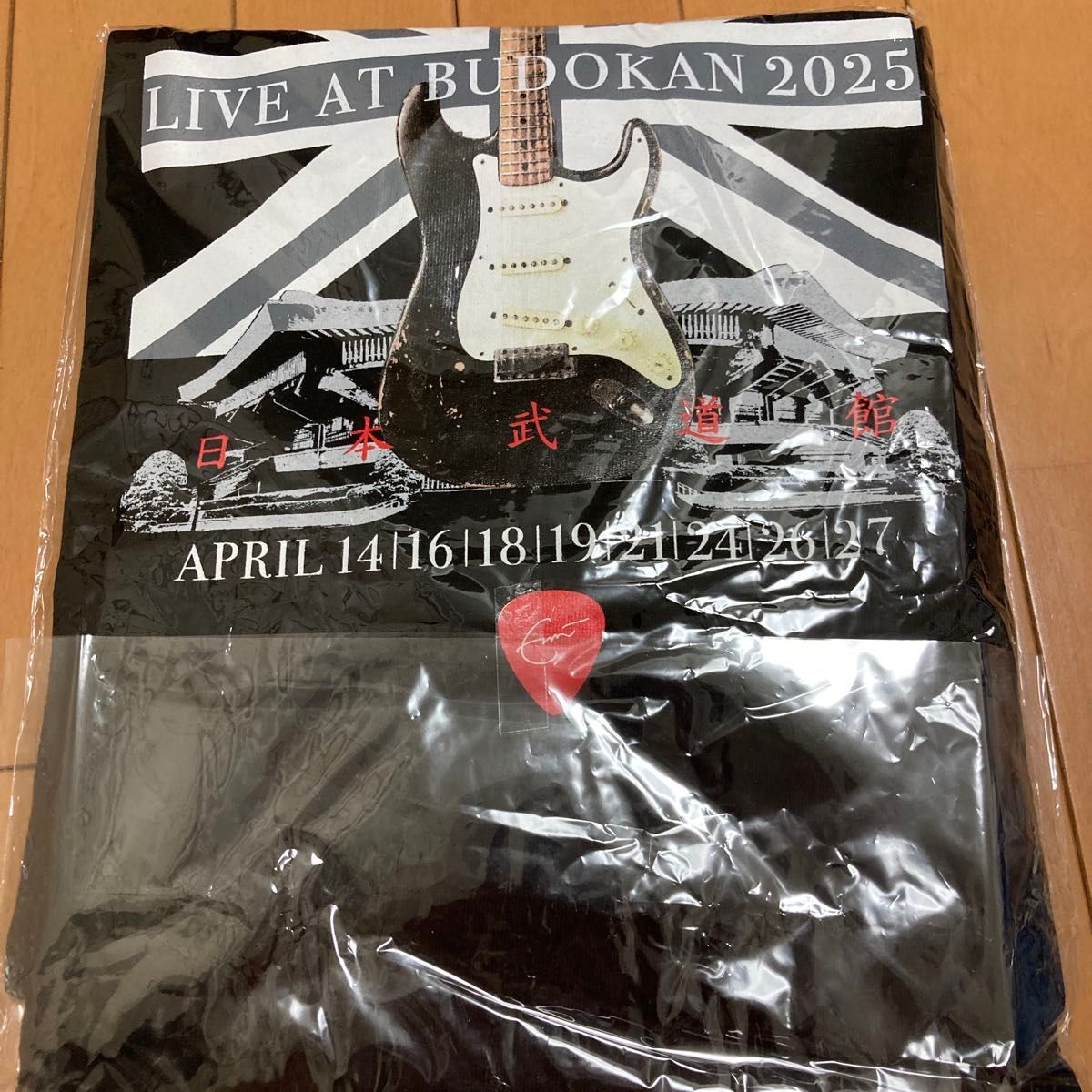 エリッククラプトン新品未使用Tシャツ2025武道館Lサイズ 新品未開封 エリック・クラプトン 2025年来日公演グッズ 武道館
