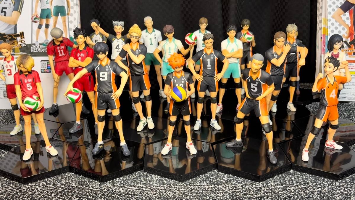 ハイキューDXFフィギュア 21体セット 一部難あり
