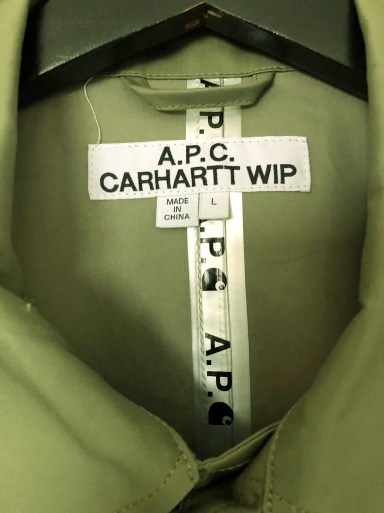 新品 L A.P.C. x Carhartt WIP ミシガン ジャケット アーペーセー カーハート Work in progress カーキ ミリタリージャケット_画像4