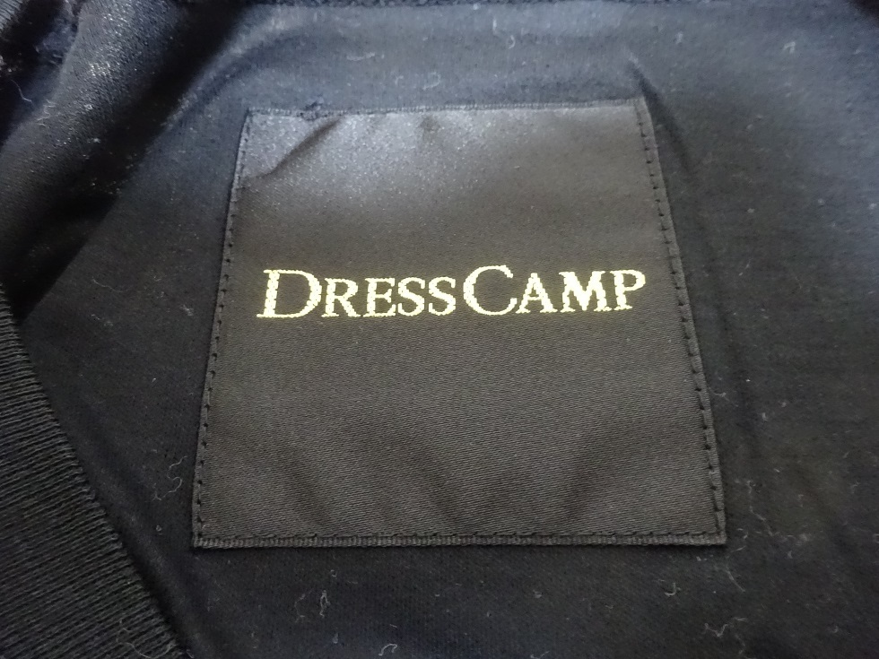 良品 ドレスキャンプ DRESSCAMP Tシャツ ブラックカラー 46 メール便_画像3