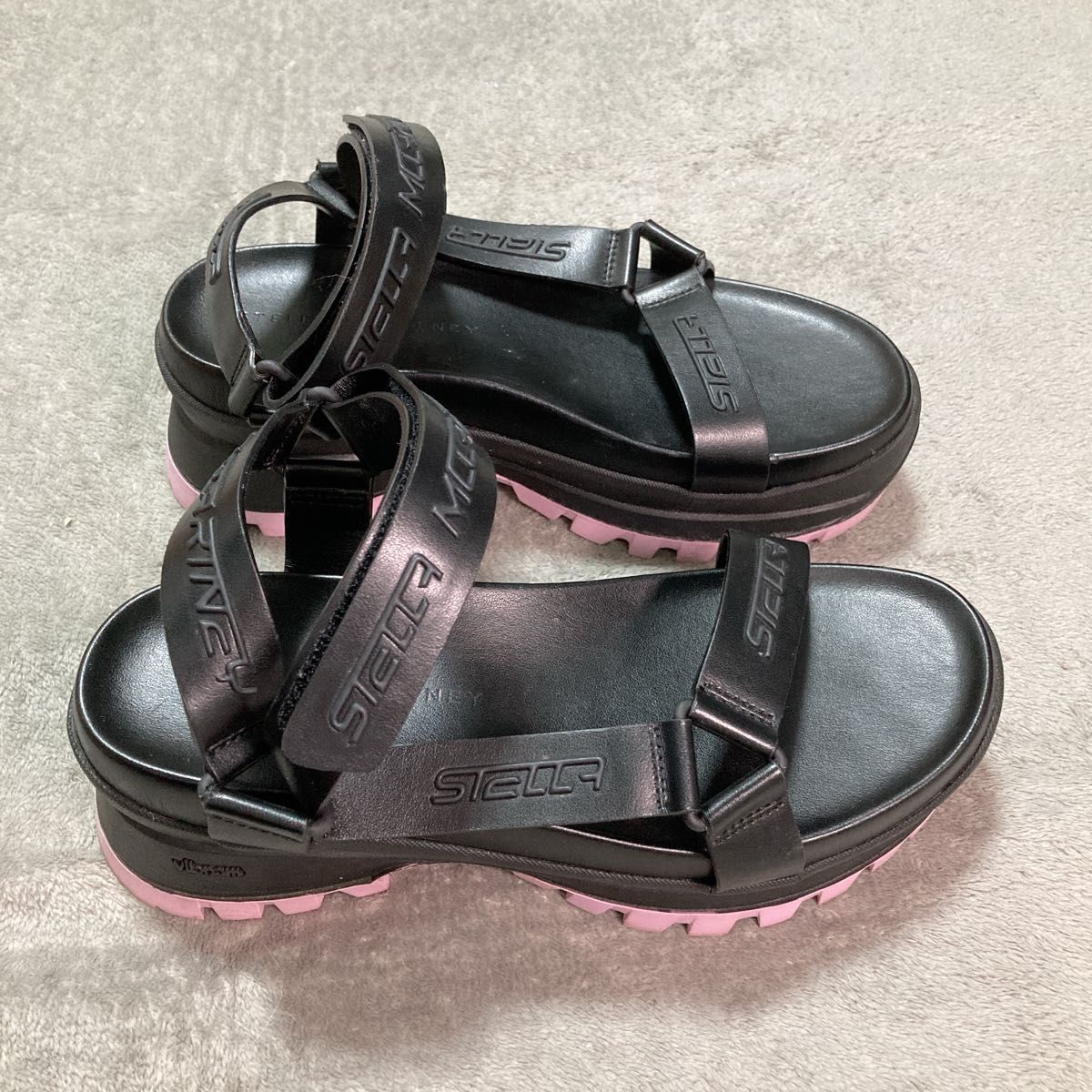 Stella McCartney 関税込 トレース ストラップ サンダル STELLA McCARTNEY トレース ストラップ サンダル スポサン 38