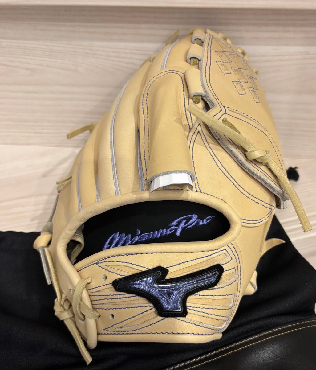 Mizuno 硬式グローブ フルオーダー 波賀ジャパン左投げ用 ミズノプロ オーダー 硬式 波賀ジャパン 投手用 田中モデル 右