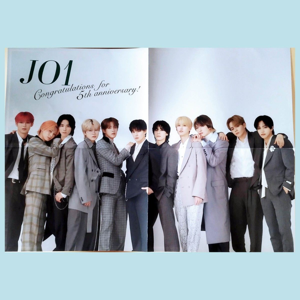 jo1 11人 直筆サイン入りポスター JO1 5周年記念 女性セブン付録 JO1 11人全員撮り下ろしポスター