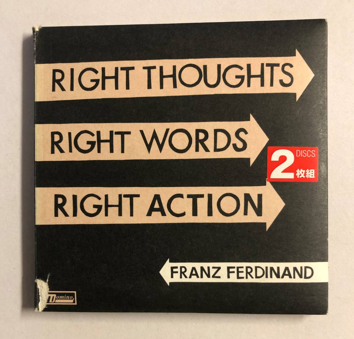 【CD】Right Thoughts, Right Words, Right Action ダブルCD インポート【レンタル落ち】@CD-13T_画像1