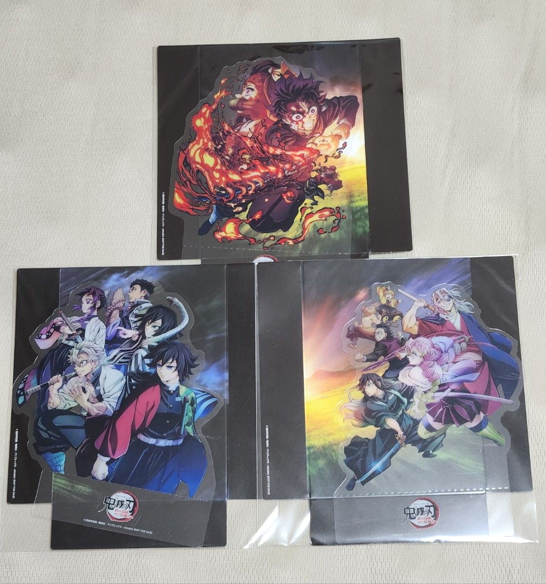 鬼滅の刃 入場者特典 キービジュアルクリアスタンド コンプリートセット 鬼滅の刃 入場者特典 キービジュアルクリアスタンド