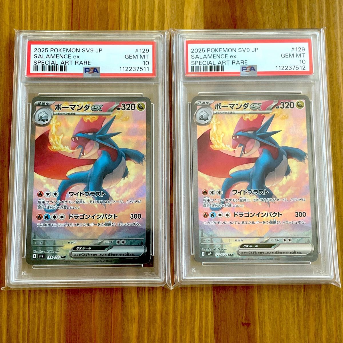 連番 PSA10 ボーマンダex SAR ボーマンダex SAR PSA10 バトルパートナーズ ポケモンカード 連