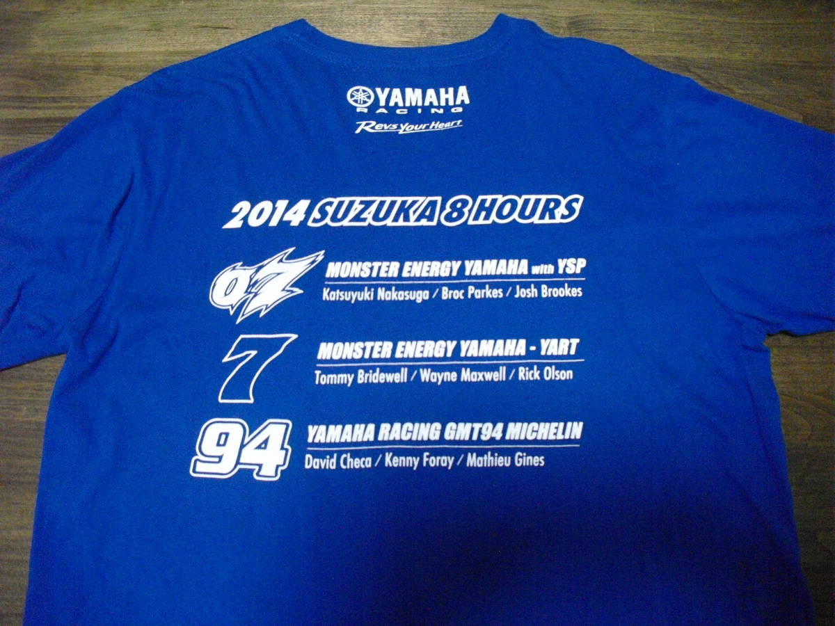 YAMAHA RACING Suzuka 8 hours 2014 футболка 