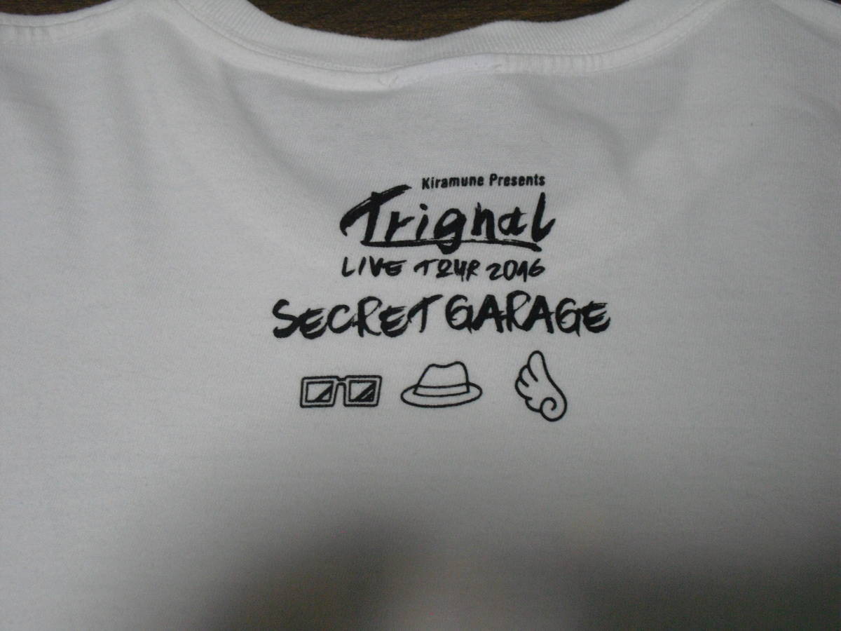 Kiramune Trignal ライブツアー2016 SECRET GARAGE Tシャツ (江口拓也、木村良平、代永翼)_画像2