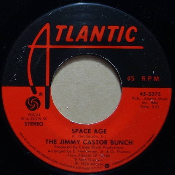 試聴可◆送料165円◆The Jimmy Castor Bunch - Space Age / Dracula Pt. II◆Atlantic / 45-3375◆7inch・7インチ_画像1