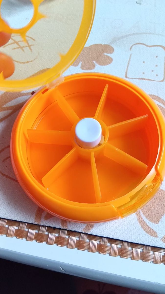 ピルケース お薬ケース サプリメント オレンジ