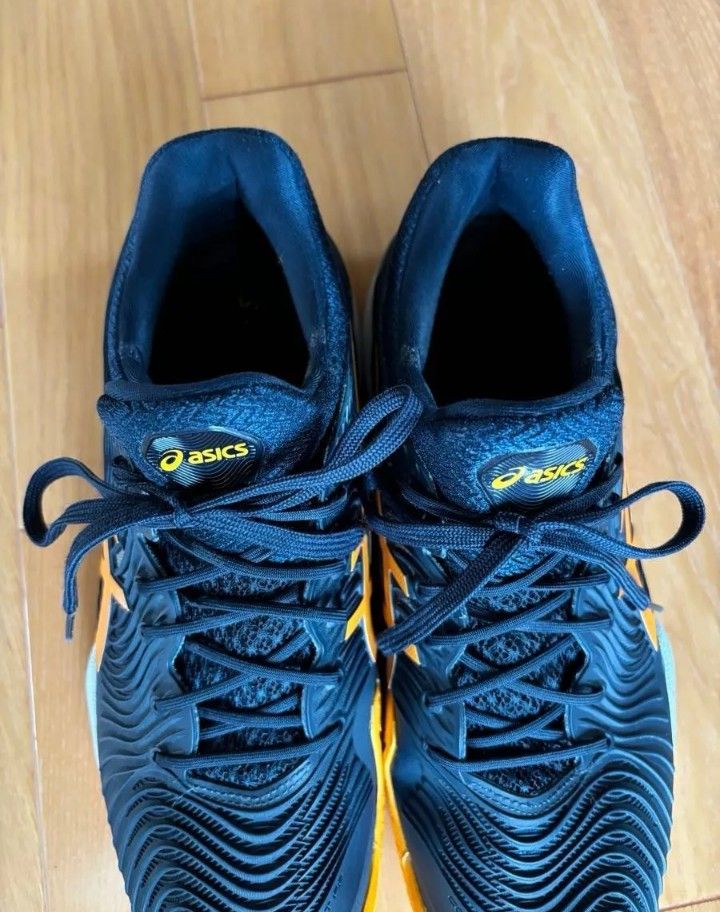 新品未使用 アシックス asics COURT FF2 26cm テニスシューズ asics COURT FF 2 アシックス テニスシューズ ネイビー 26 5cm