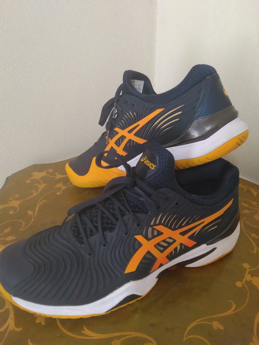 ASICS COURT FF 2 ネイビー/イエロー asics COURT FF 2 アシックス テニスシューズ ネイビー 26 5cm
