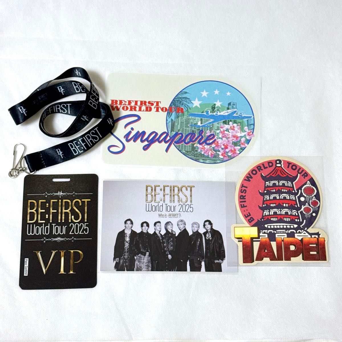 BEFIRST シンガポール ステッカー VIP特典ポストカード付き BE FIRST ワールドツアー ステッカー ポストカード VIP ワルツ