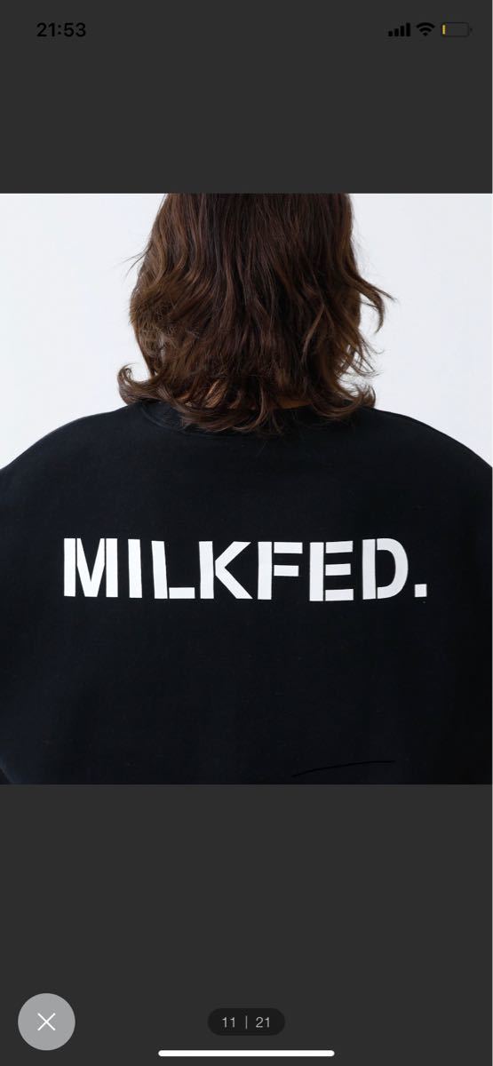 【MILKFED.】 スウェット