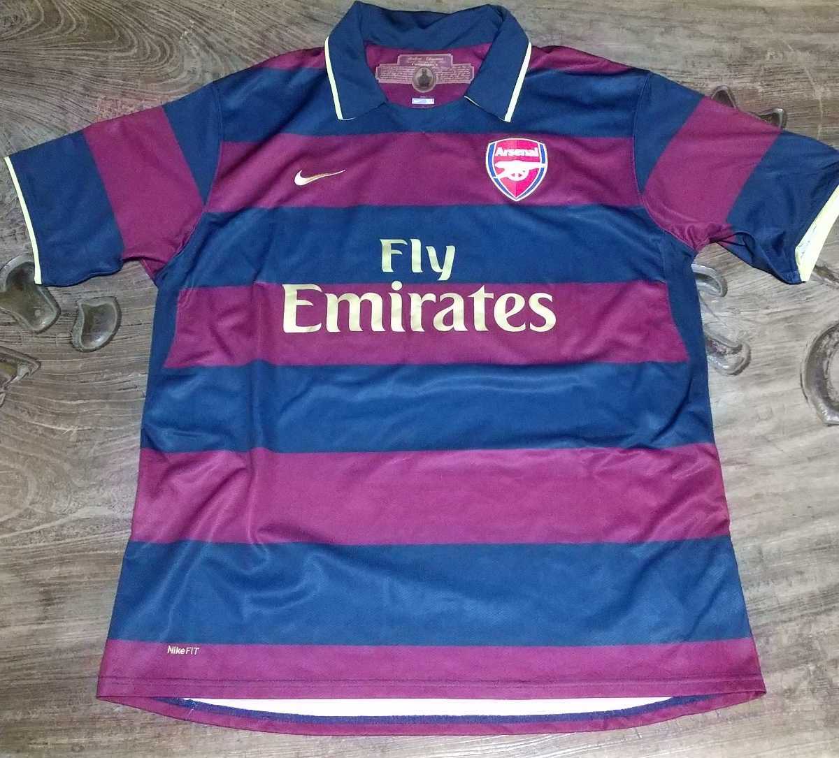 値下交渉 2006-07 アーセナル サード ファンペルシー NIKE 検)06 2007 ARSENAL GUNNERS 3rd VAN PERSIE NETHERLANDS ガナーズ オランダ Y2K_画像3