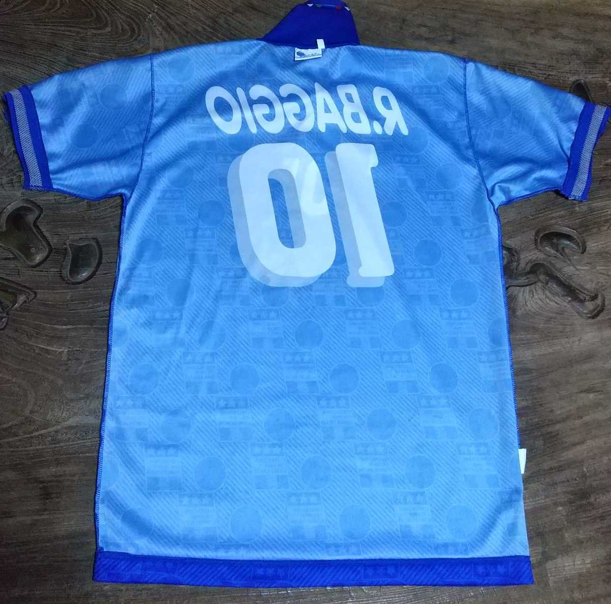 最安値 値下げ交渉 1994年 W杯 イタリア代表 10 バッジョ 昇華プリント Diadora 検 94 ユベントス ミラン インテル ワールドカップ Baggio Italy レプリカユニフォーム Carbonfreedining Org