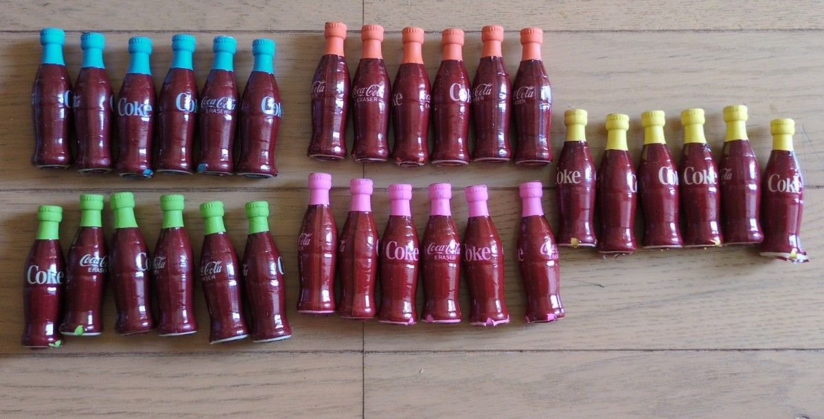 昭和レトロ コカ・コーラ 消しゴム付き鉛筆 6ダース 昭和レトロ コカ・コーラ 消しゴム付き鉛筆 6ダース レトロ