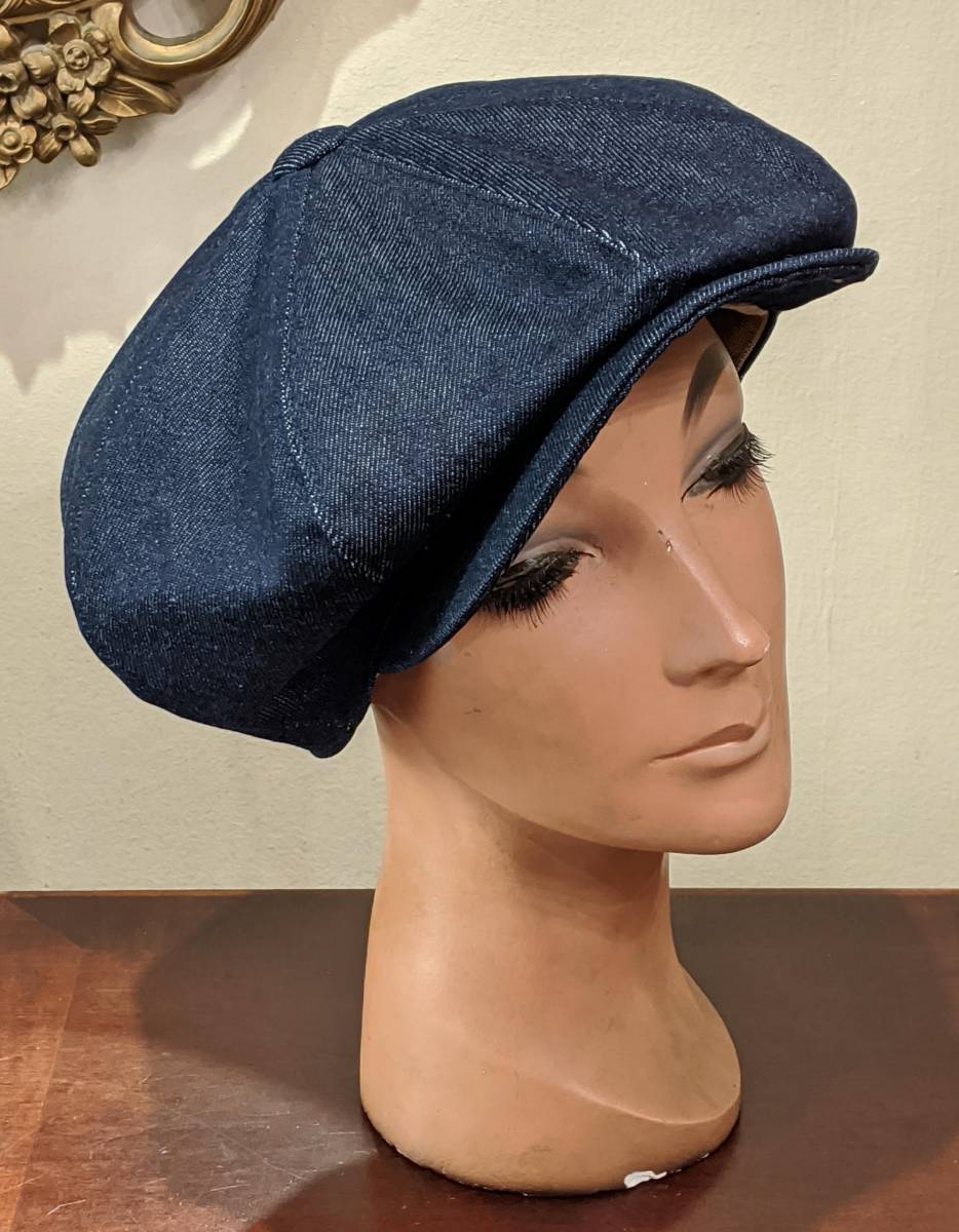  Vintage ткань использование большой Silhouette Casquette / Work Denim Vintage стиль 10\'s20\'s30\'s40\'s Франция SWINGΓOT