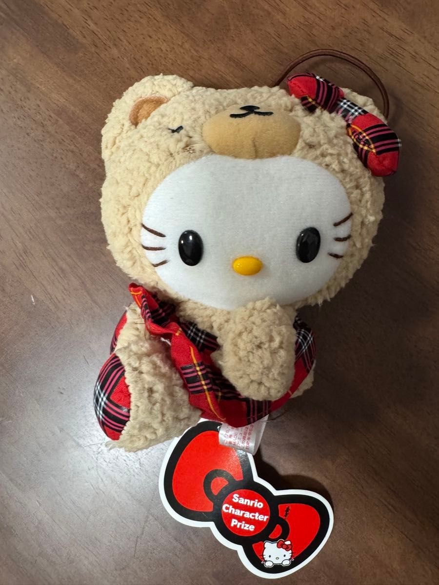 サンリオ Sanrio ハローキティ 変身クマ マスコット ぬいぐるみ 日本限定 キティ マスコット くま ぬいぐるみ リボン サンリオ ハロー