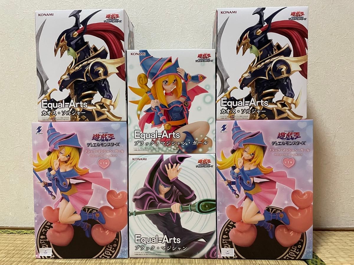 遊戯王 Equal-Arts フィギュア6体セット 遊戯王 フィギュア ブラック マジシャン ガール 6個|Yahoo