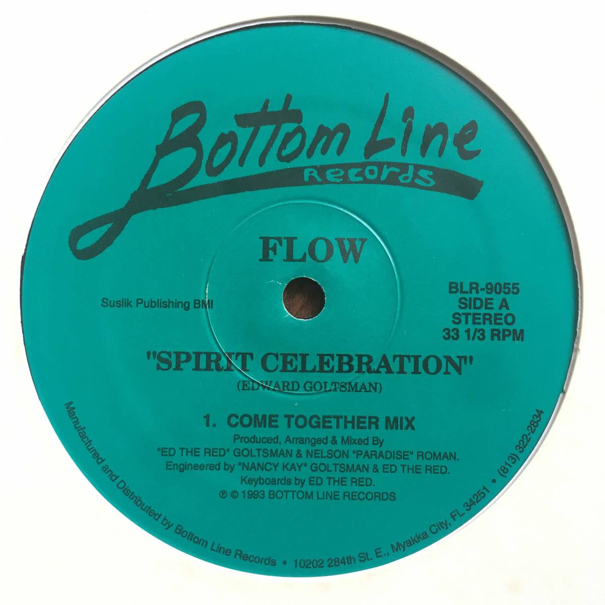 FLOW - SPIRIT CELEBRATION / BOTTOM LINE RECORDS / 90\'s