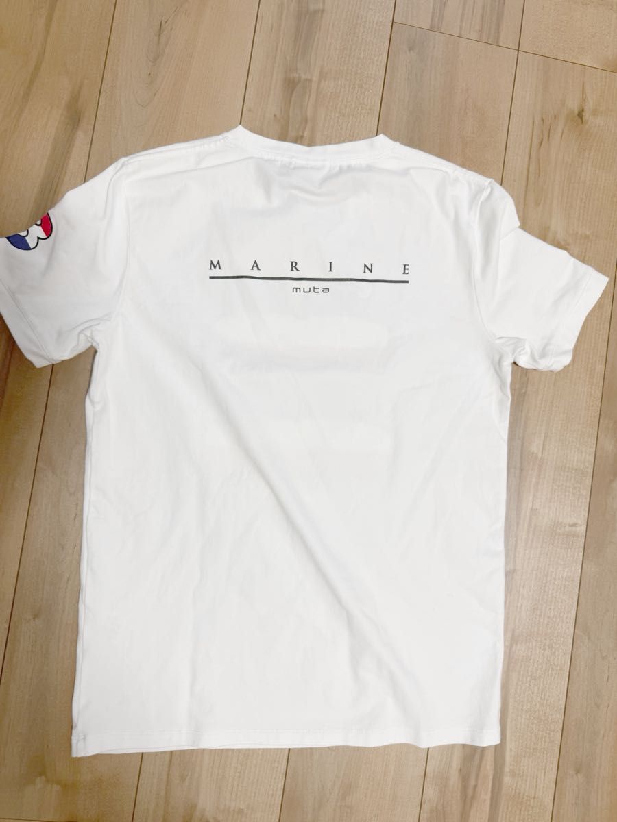 muta MARINE ホワイト Tシャツ サイズ5 ムータマリン muta MARINE ホワイト/Tシャツ /5|Yahoo!フリマ