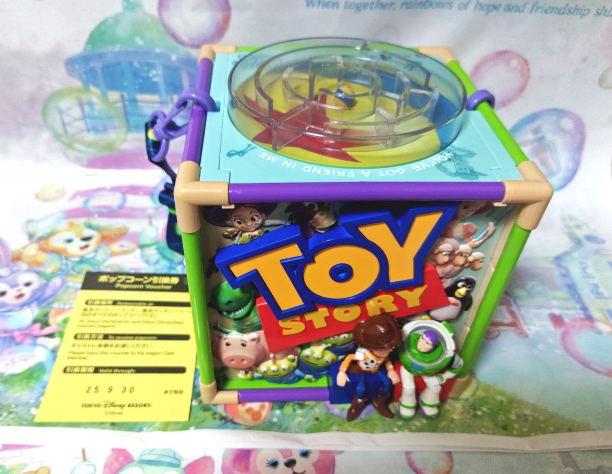 【ポップコーンバケット】トイストーリー 引換券付き ディズニー トイストーリー ポップコーンバケット ポップコーン