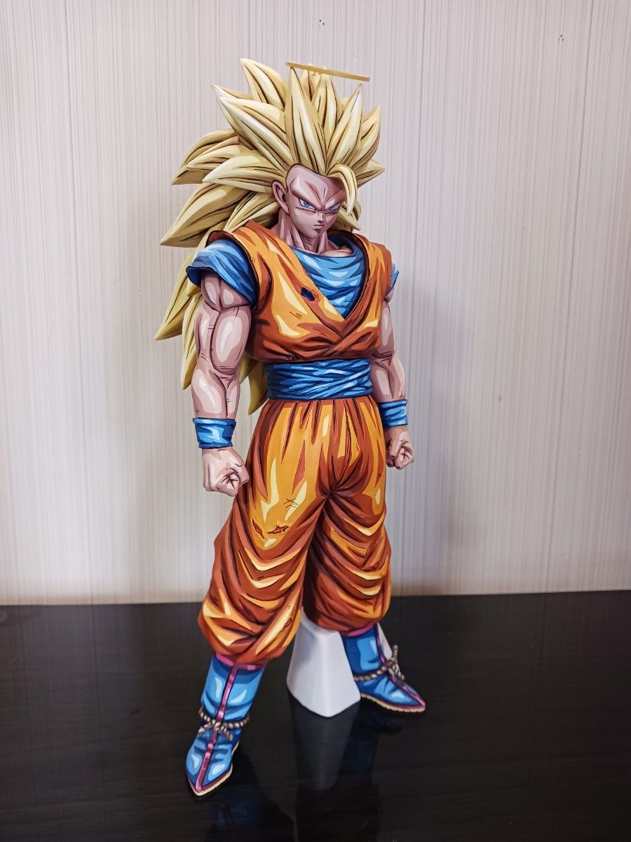 ドラゴンボール グランディスタネロ 超サイヤ人3 孫悟空 二次元フルリペイント 2時間限定出品 超サイヤ人3 孫悟空 リペイント フィギュア