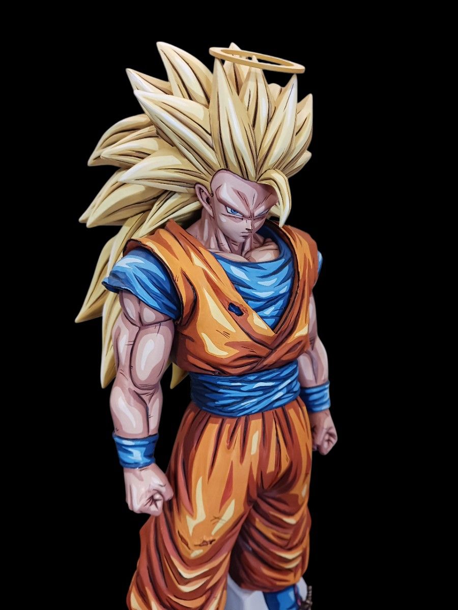 ドラゴンボール グランディスタネロ スーパーサイヤ人3 孫悟空 リペイント 2時間限定出品 超サイヤ人3 孫悟空 リペイント フィギュア