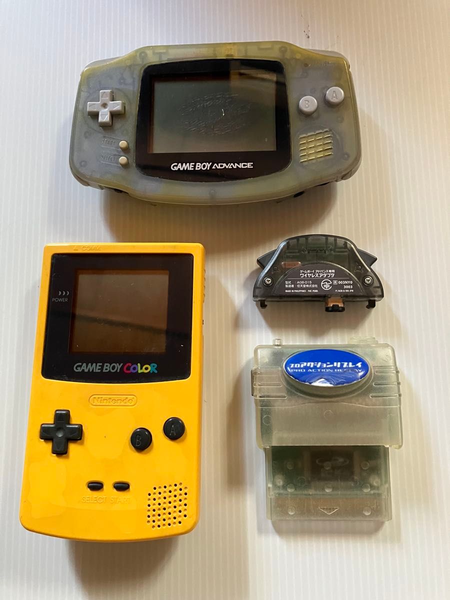 ゲームボーイポケット+ ゲームボーイアドバンスセット ジャンク品 ジャンク品 ゲームボーイアドバンス ゲームボーイカラーなど4点