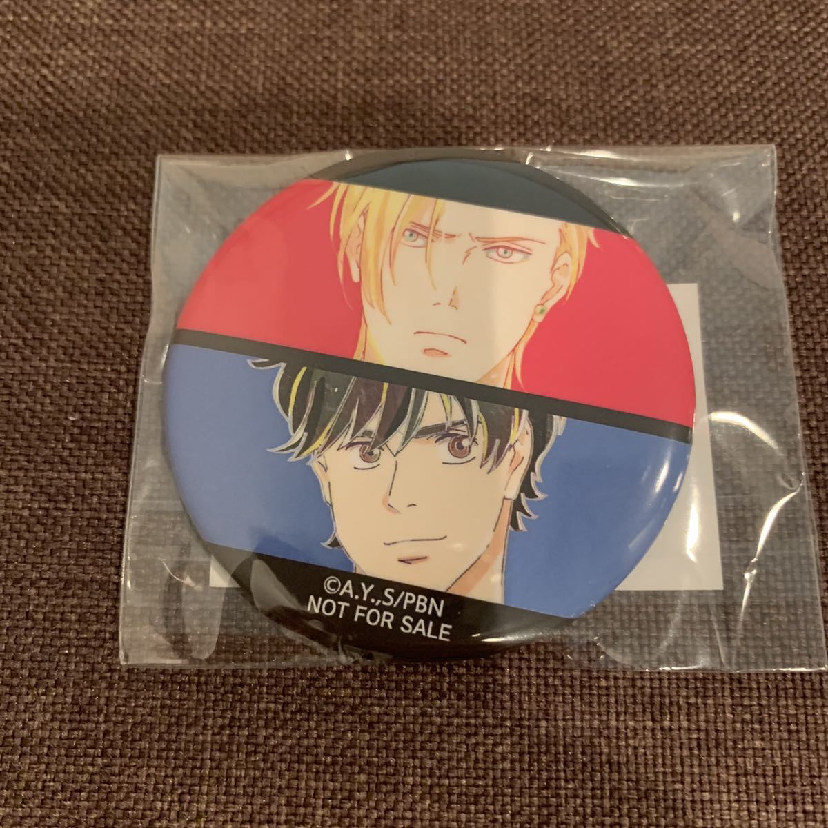 BANANA FISH 缶バッジ AMNIBUS購入特典 バナナフィッシュ_画像1