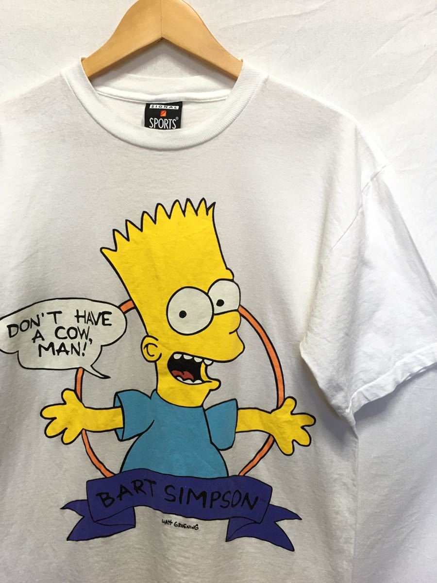90s The Simpsons ザ シンプソンズ オールド Tシャツ 古着 ビンテージ キャラt キャラクター イラスト キャラクター 売買されたオークション情報 Yahooの商品情報をアーカイブ公開 オークファン Aucfan Com