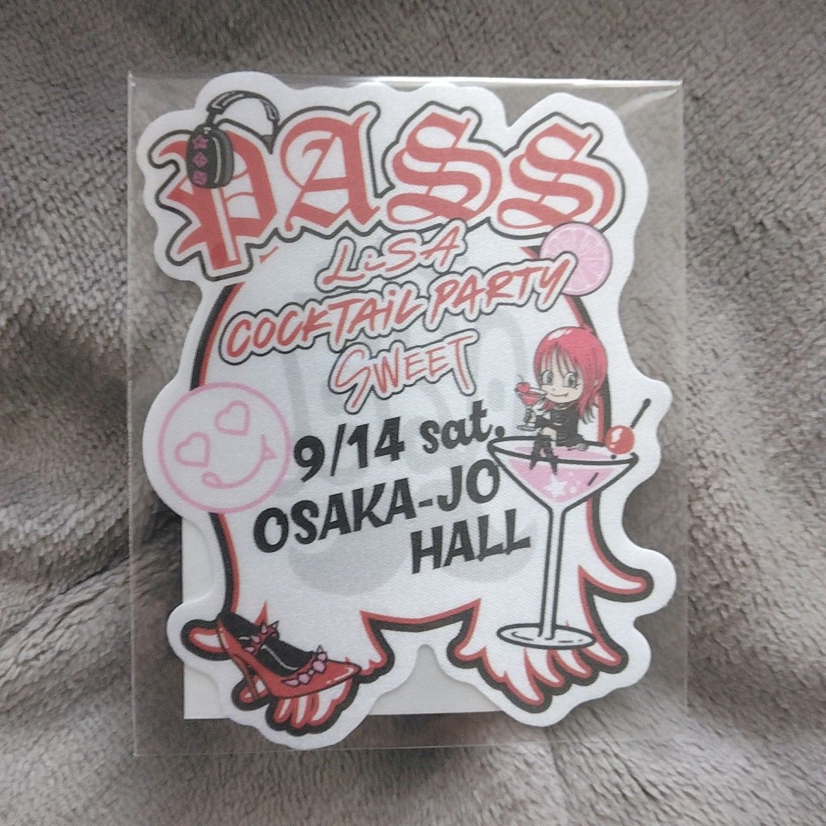 LiSA カクテルパーティー 会場限定ステッカー 大阪 SWEET|Yahoo LiSA カクテルパーティー 会場限定ステッカー 大阪 SWEET|Yahoo
