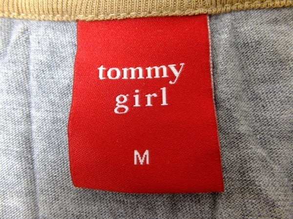 〈送料280円〉TOMMY GIRL トミーガール レディース BEACH プリント半袖Tシャツ M 杢グレー_画像2