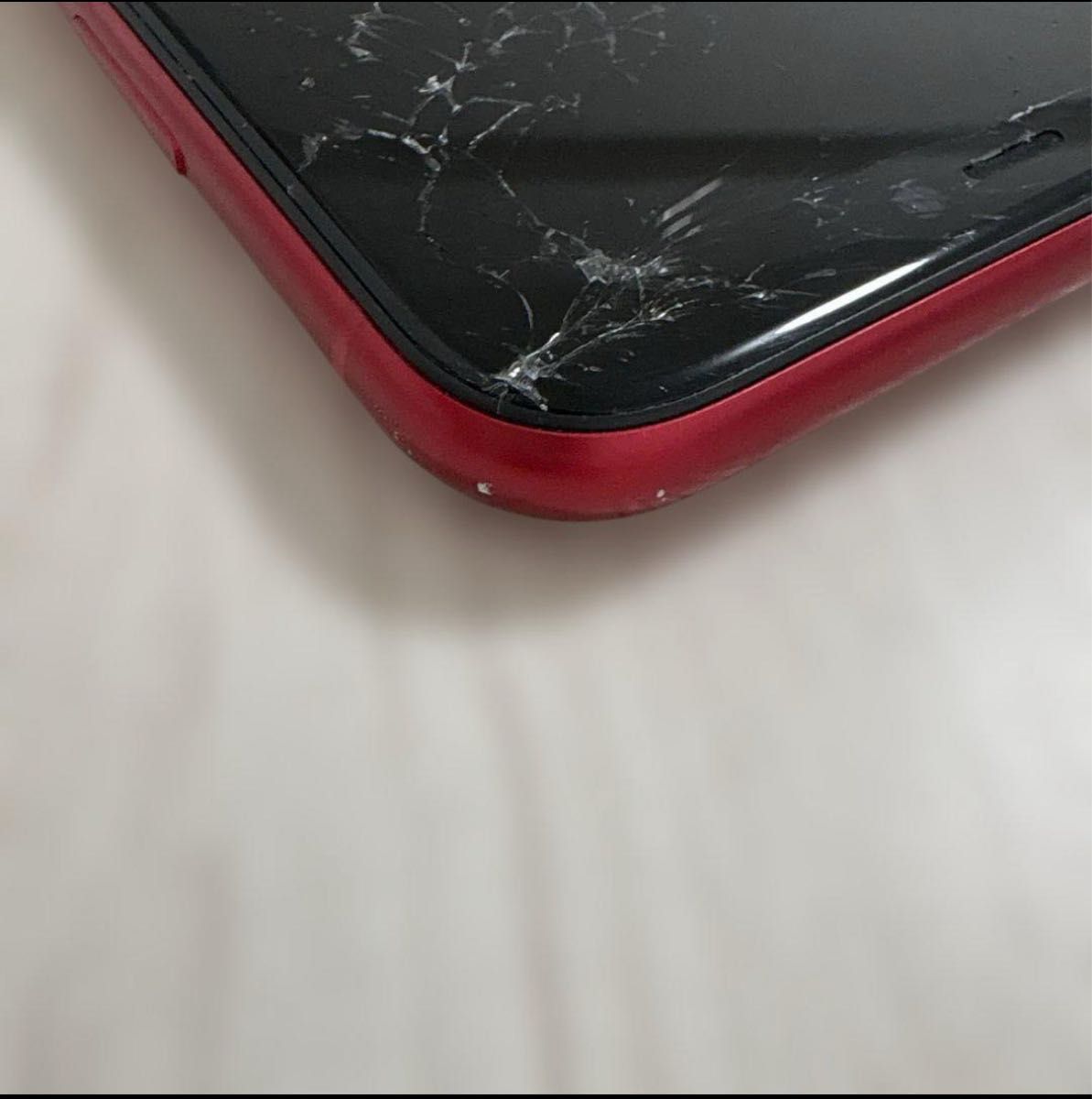 Apple iPhone 11 (赤) 画面傷あり Apple SIMフリー iPhone スマートフォンスマ iPhone11 128GB