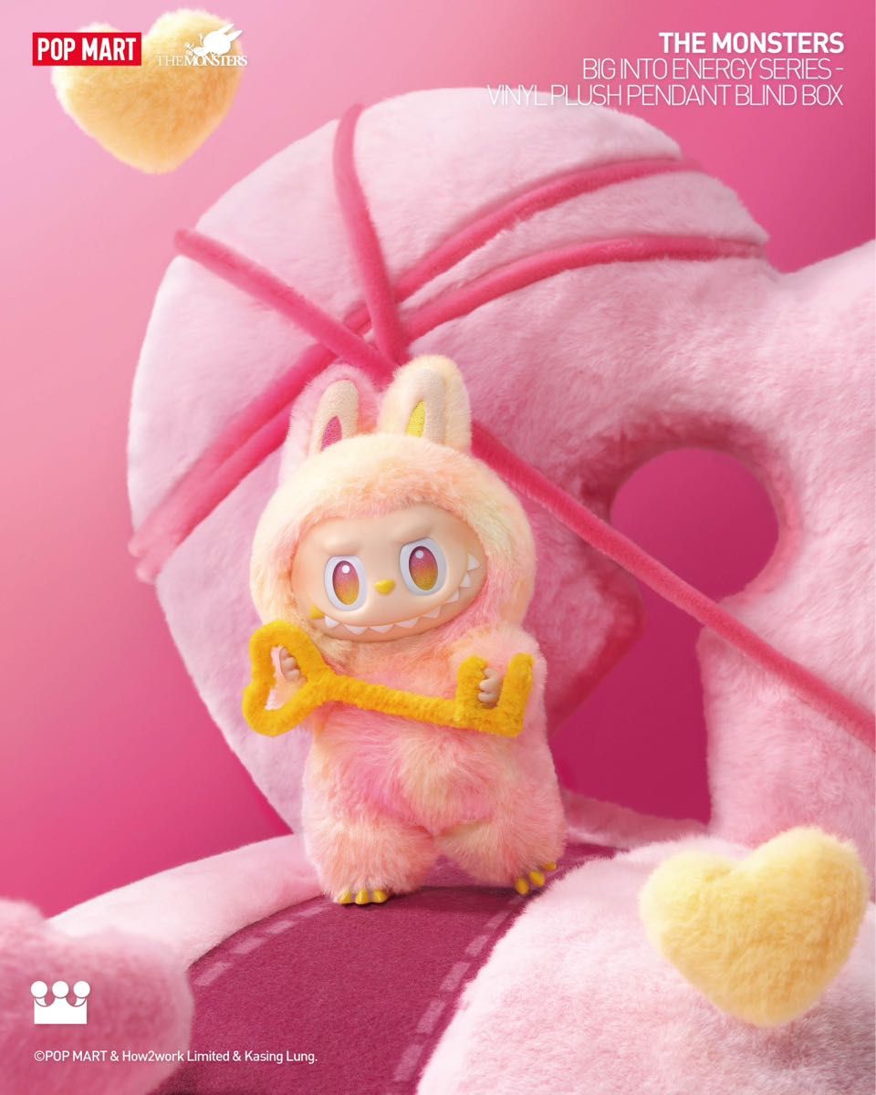 ラブブ Labubu Big into Energy ぬいぐるみ LOYALTY Big into Energy LABUBU ラブブ POP MART LOYALTY ぬいぐるみ