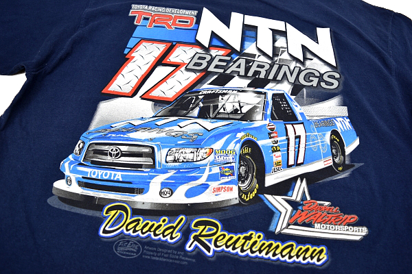 S-9738★送料無料★美品★David Reutimann TRD TOYOTA RACING DEVELOPMENT トヨタ レーシング デベロップメント★半袖Ｔシャツ ＸＬ_画像2