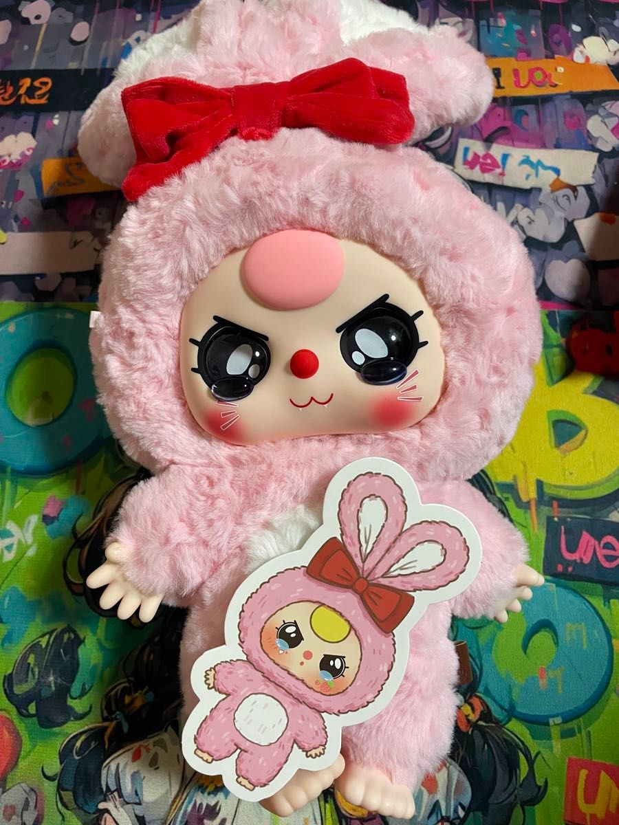 baby three おやすみベビーうさぎ 400%size ぬいぐるみ Baby three ベイビースリー 400% うさぎ 初代 ぬいぐるみ|Yahoo