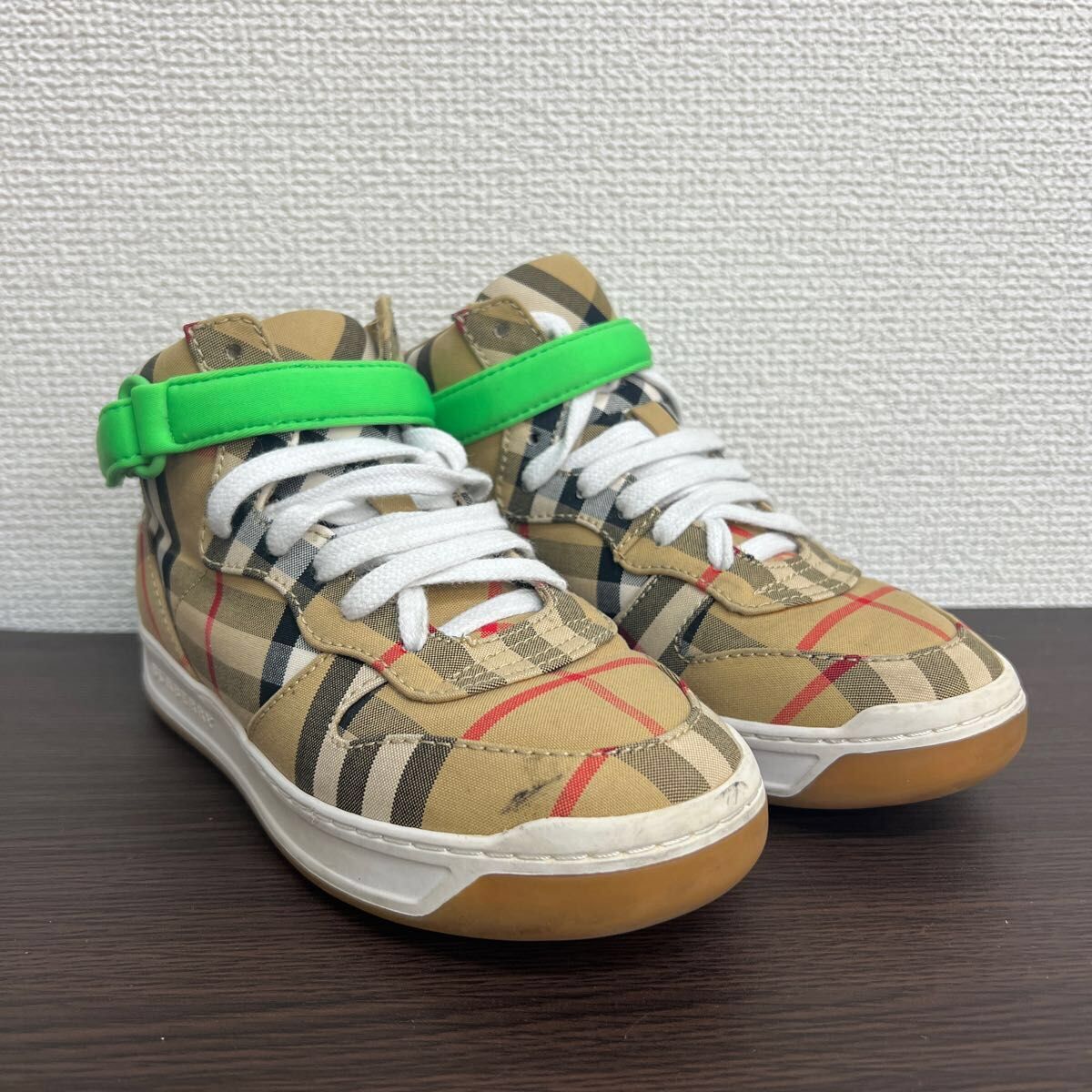 関税負担なし☆Burberry バーバリー ハイカットスニーカー BURBERRY/バーバリー ハイカットスニーカー キッズ ジュニア