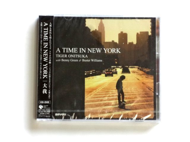 大我 Tiger Onitsuka / A TIME IN NEW YORK / CD+DVD 2枚組 / 送料310円～_画像1