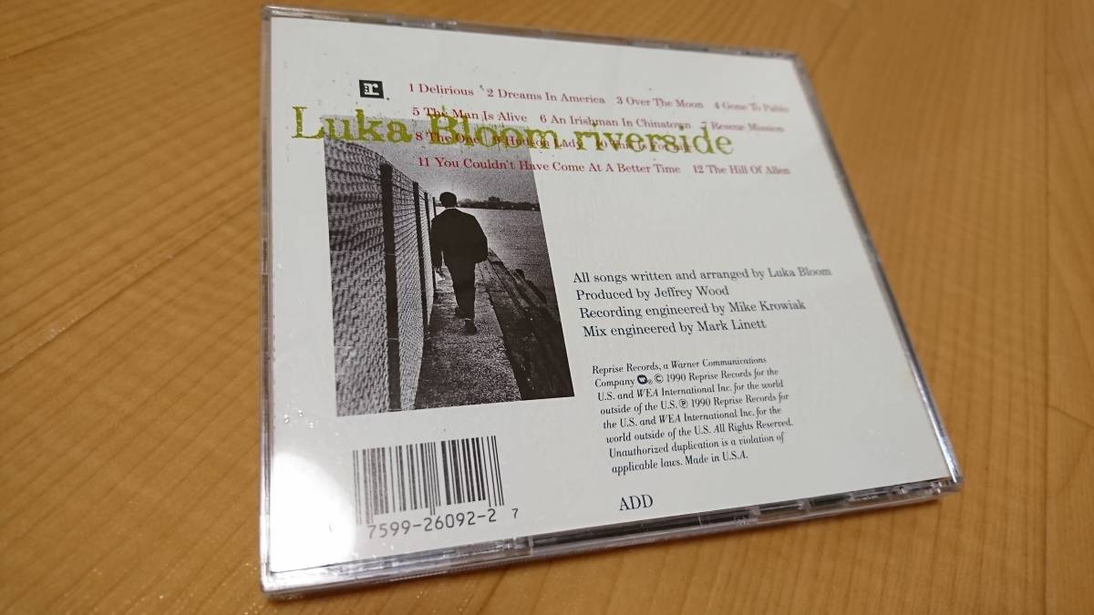 *Luca Bloom ルカ・ブルーム『riverside』CD 輸入盤_画像2