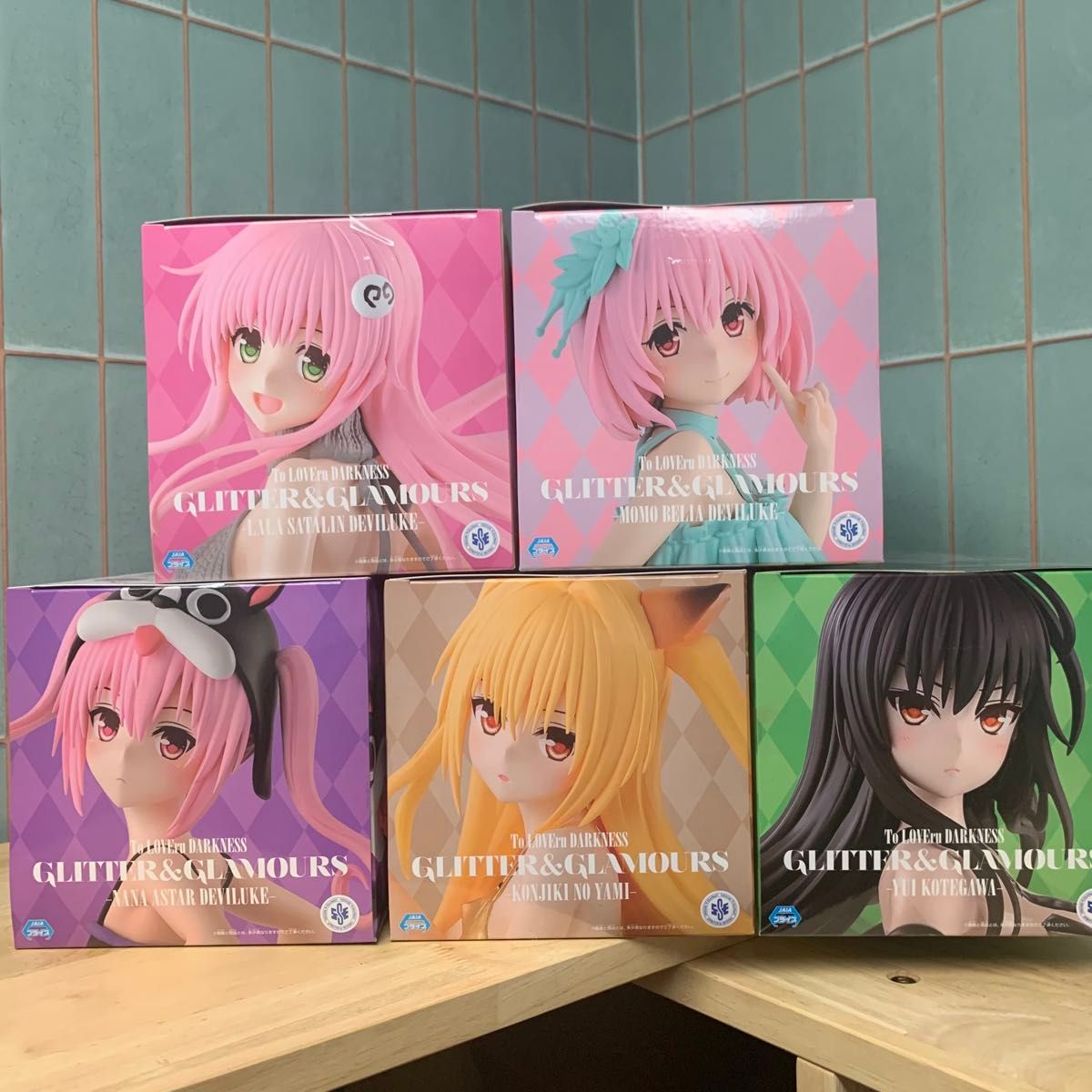 【新品未開封】 To Loveる ダークネス フィギュア まとめ売り5種セット To LOVEる GLITTER&GLAMOURS フィギュア 5種コンプリートセット