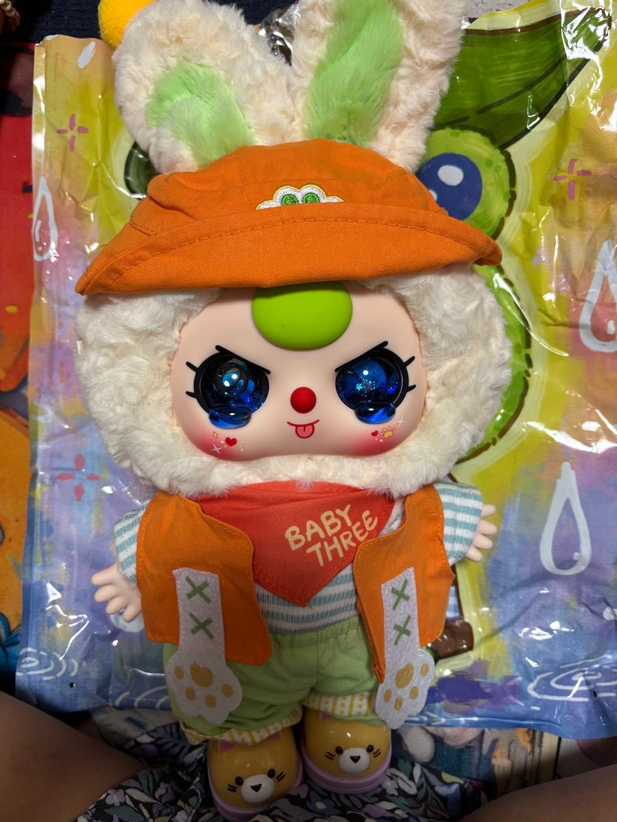babythree400% 2代目 レアオイル目 オオカミ ぬいぐるみ babythree400% 2代目 レアオイル目 オオカミ ぬいぐるみ
